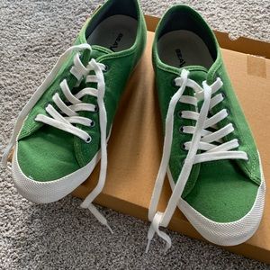 Seavees Monterey canvas sneakers in cactus green